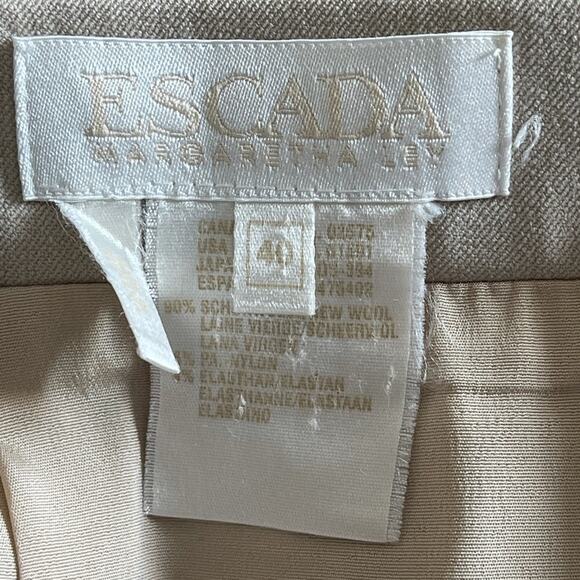 Escada‎ Wool Skirt - Picture 5 of 6